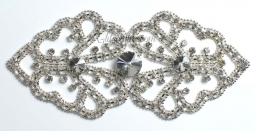 1305 Crystal Rhinestone Applique 6.5x3.5"