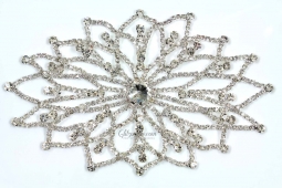 1308 Crystal Rhinestone Applique 6.5x4.5"