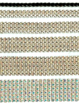 1508 Preciosa Crystal Metal Set Rhinestone Banding 19ss