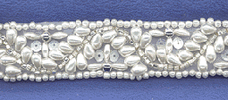 2031 1" Pearl Beaded Trim