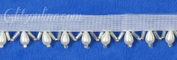 2044 1/4" Sew-On Pearl Beaded Trim