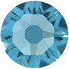 2058 12ss Glitzstone Crystal Aqua Blue 100 Gross Flatback Rhinestones (14,400 Pieces)
