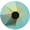 2058 Aura Crystal Jet Black AB Flatback Rhinestones