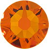 2058 Glitzstone Crystal Orange Flatback Rhinestones