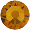 2058 Aura Crystal Topaz Yellow Flatback Rhinestones