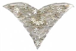 2172 Pearl  Beaded Applique