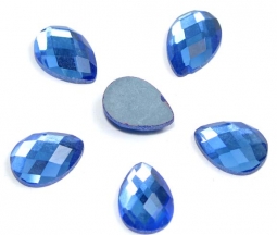 Glitzstone Sapphire Teardrop Rhinestones