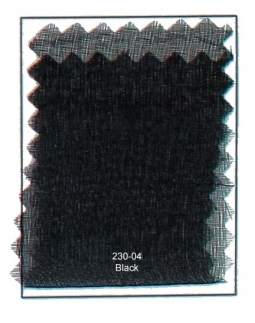 230-04 Black Nylon Organza Fabric