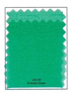 230-09 Emerald Sparkle Organza Fabric