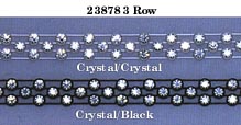 Preciosa Crystal 3 Row Rhinestone Banding