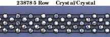 Preciosa Crystal 5 Row Rhinestone Banding