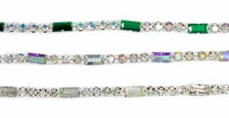 1025 Crystal Rhinestone Trim 6 Yard Bolt