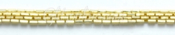 2007 Gold 4 Row Bugle Beaded Trim 6 Yard Bolt