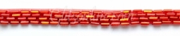 2007 Red 4 Row Bugle Beaded Trim 6 Yard Bolt