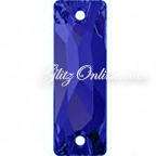 316 Glitzstone Sapphire Cobalt Blue Sew On Baguette Rhinestones