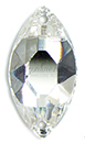 3222/2 Swarovski Crystal 12x6 Sew On Navette Rhinestones 1 Dozen