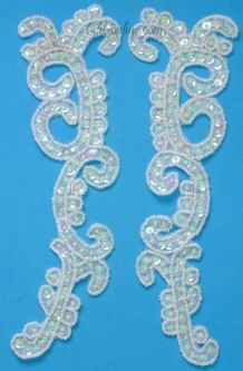 Sequin applique,sequin bead applique : Angeltrim supply sequin bead  applique, venice applique, chinese frog button, trim lace, hotfix  rhinestone,garment accessories