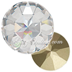 1201 GlitzStone Crystal 27mm Cushion Back Round Rhinestone Single Piece