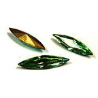 4200/2 Swarovski Crystal Emerald Green Navette Rhinestones 15x4mm 1 Dozen