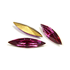 4200/2 Swarovski Crystal Fucshia Pink Navette Rhinestones 15x4mm 1 Dozen
