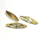 4200/2 Swarovski Crystal Jonquil Yellow Navette Rhinestones 15x4mm 1 Dozen