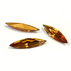 4200/2 Swarovski Crystal Topaz Yellow Navette Rhinestones 15x4mm 12 Dozen Factory Pack