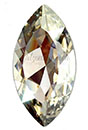 4227 Swarovski Crystal Silver Shade Navette Rhinestones 32x17mm