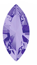 4231 Swarovski Crystal Tanzanite Purple 15x7 Navette Rhinestones 1 Dozen