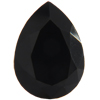 4320 & 4300 GlitzStone Crystal Jet Black Pear Fancy Rhinestone 1 Dozen