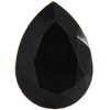 4320 & 4300 GlitzStone Crystal Jet Black Teardrop Fancy Rhinestone 1 Dozen