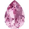 4320 GlitzStone Crystal Light Rose Pink Teardrop Fancy Rhinestone 10x14mm 6 Dozen