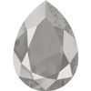 4320 GlitzStone Crystal Silver Metallic Coated Teardrop Fancy Rhinestone 10x14mm 6 Dozen