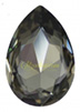 4320 GlitzStone Crystal Black Diamond Gray Teardrop Fancy Rhinestone 4x6mm 6 Dozen