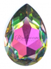 4320 & 4300 GlitzStone Crystal Vitrail Medium Rainbow Pear Fancy Rhinestone 1 Dozen