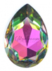 4320 GlitzStone Crystal Vitrail Medium Rainbow Teardrop  Fancy Rhinestone 10x14mm 6 Dozen