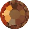 2028 Swarovski Crystal Copper Brown 9ss Flatback Nail Art Rhinestones 12 Dozen