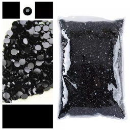 Jelly Rhinestones Jet Black AB 3mm (1000 pieces)