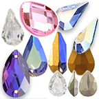 Glitzstone Crystal All Teardrop & Pear Sew-On & Pointed Back Rhinestones