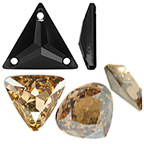 Swarovski Crystal Triangle Rhinestones