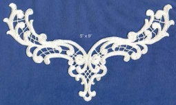 3022 5" x 9" Venice Lace Applique