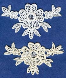 3060  3" x 1 3/4" Venice Lace Applique