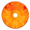 3128 Swarovski Crystal Sun Orange Lochrosen Sew-On Flatback Rhinestones