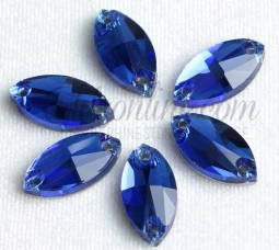 313 Glitzstone Sapphire Navette Sew On Rhinestones