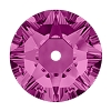3128 Swarovski Crystal Fucshia Pink Lochrosen Sew-On Flatback Rhinestones