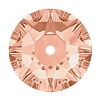 3128 Swarovski Crystal Light Peach Lochrosen Sew-On Flatback Rhinestones