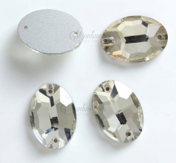 320 Glitzstone Crystal Sew On Oval Rhinestones