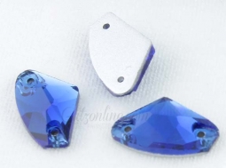 321 Glitzstone Sapphire Blue Crystal Sew On Galactic Rhinestones