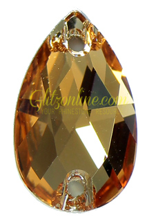 3230 Swarovski Crystal 12x7 Pear Shape Classic Color Sew On Rhinestones