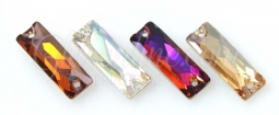 3255 Swarovski Crystal Special Effect Colors Baguette Sew On Rhinestones