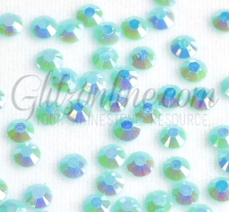 Resin Jelly Aqua Light Blue AB 20ss (4.6mm) Flatback Rhinestones